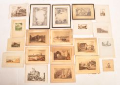 S PROUT - STEAD - VICTORIAN LITHOGRPAHS & ETCHINGS