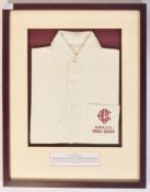 BRISTOL CRICKET CLUB FRAMED SHIRT - UNIVERSITY OF BRISTOL