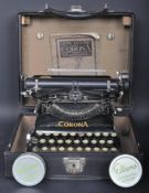 EARLY 20TH CENTURY 1930S CORONA PORTABLE TYPEWRITER