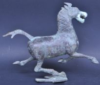 20TH CENTURY BRONZE HORSE STATUE