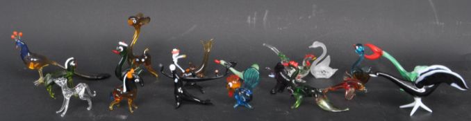 RETRO GLASS MURANO MINIATURE FIGURES