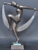 AFTER MARCEL BOURAINE - ART DECO STYLE BRONZE SCULPTURE