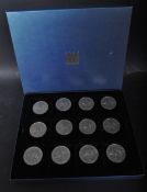 TWELVE QUEEN MOTHER II 1980 90TH BIRTHDAY CROWN COINS