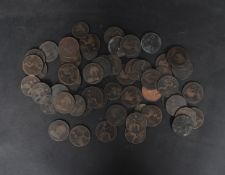 LARGE COLLECTION QUEEN VICTORIA FARTHINGS - YOUNG HEAD