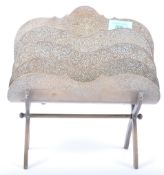 VINTAGE INDIAN ENGRAVED BRASS LETTER RACK