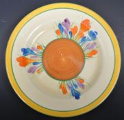 CLARIS CLIFF - CROCUS - BIZARRE - ART DECO 1920S 1930S PLATE