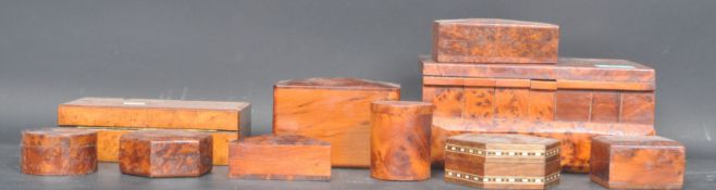 VINTAGE SPECIMEN WOOD BOXES