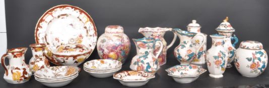 ASSORTMENT OF VINTAGE MASON`S IRONSTONE CHINA TEA SERVICES