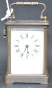 EALRY 20TH CENTURY FRENCH CARRIAGE CLOCK