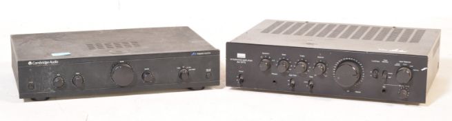 PAIR OF VINTAGE SANSUI AND CAMBRIDGE AUDIO AMPLIFIERS
