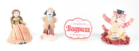 ROBERT HARROP - BAGPUSS - COLLECTION OF THREE FIGURINES