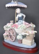 LLADRO VINTAGE PORCELAIN SCULPTURE - FLOWER SELLER