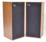 PAIR OF CELESTION DITTON 15 TEAK CASEDFLOOR SPEAKERS