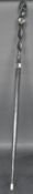 AFRICAN TRIBAL WALKING STICK - EBONY & BONE