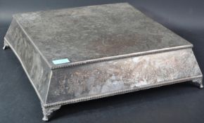 LARGE VINTAGE SILVER PLATE CAKE STAND