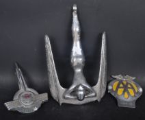 MID CENTURY CAR BADGES & HOOD ORNAMENTS - AA MORRIS & NASH