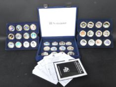 WESTMINSTER HISTORY OF SPACE AGE GOLD PLATES DOLLAR COIN SET