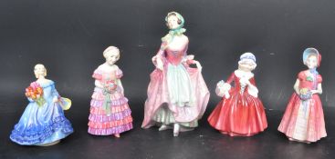 ASSORTMENT OF VINTAGE ROYAL DOULTON LADY FIGURINES
