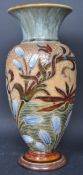 EARLY 20TH CENTURY DOULTON LAMBETH STONE VASE