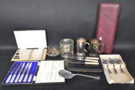 COLLECTION OF VINTAGE 20TH CENTURY SILVER PLATE