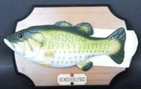 BIG MOUTH BILLY BASS - NOVELTY SINGING FISH ON PLAQUE - BOXED