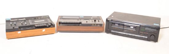 THREE TEAC, SONY & HANIMEX DOLBY CASSETTE DECKS