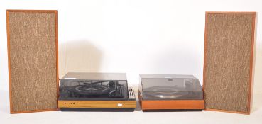 PAIR OF VINTAGE GERRARD & THORN FERGUSON RECORD PLAYERS