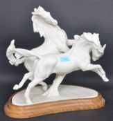 ROYAL WORCESTER - DORIS LINDNER - GALLOPING HORSES FIGURE