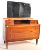 MID CENTURY RETRO 1960'S TEAK DRESSING TABLE CHEST