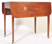 19TH CENTURY GEORGE III MAHOGANY PEMBROKE TABLE