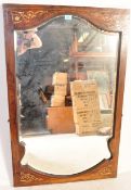 EARLY 20TH CENTURY EDWARDIAN ART NOUVEAU ROSEWOOD