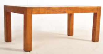 MID CENTURY RETRO TILE TOP CHESS BOARD COFFEE TABLE