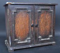EARLY 20TH CENTURY OAK APPRENTICE PIECE CABINET CUPBOARD