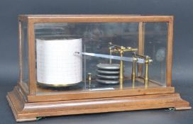 NEGRETTI & ZAMBRA - CIRCA. 1920S OAK CASED BAROMETER