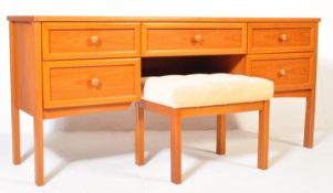 RETRO TEAK DESK & G PLAN STOOL