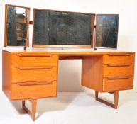RETRO VINTAGE MID 20TH CENTURY CIRCA 1960S TEAK WOOD DRESSING TABLE