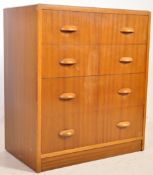 ERNEST GOMME FOR G-PLAN WALNUT CHEST OF DRAWERS
