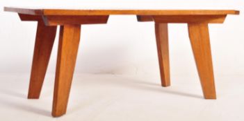 MID CENTURY RETRO OAK COFFEE OCCASIONAL TABLE