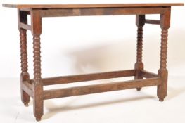 18TH CENTURY GEORGE II OAK SIDE - CONSOLE TABLE