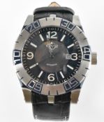 GEVRIL AUTOMATIC STAINLESS STEEL WRIST WATCH