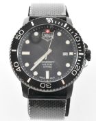 JACQUES DUE MANOIR MILITARY SAPPHIRE GENTLEMANS WRIST WATCH