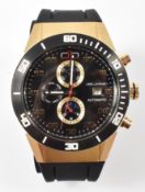 A DE LOREAN AUTOMATIC GENTLEMAN'S WRIST WATCH