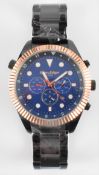 SWAN & EDGAR LONDON STAINLESS STEEL CHRONOGRAPH WRISTWATCH