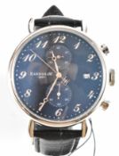 AN EARNSHAW GENTLEMAN'S WRIST WATCH