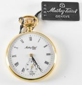 GOLD MATHEY-TISSOT LIMITED EDITION POCKET WATCH