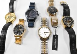 SIX GENTLEMEN'S WRIST WATCHES - ROTARY - SEKONDA