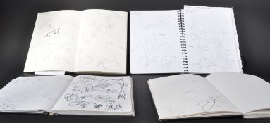 LARGE COLLECTION OF FOOTBALL AUTOGRAPHS FROM VARIOUS TEAMS