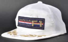 NELSON PIQUET - HONDA F1 FORMULA ONE TEAM - WORN HAT