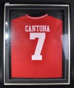 ERIC CANTONA - MANCHESTER UNITED - SIGNED FOOTBALL SHIRT