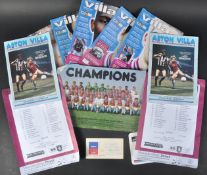 ASTON VILLA FOOTBALL CLUB - A COLLECTION OF FOOTBALL MEMORABILIA